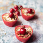 Cherry Bakewell Oats Muffins