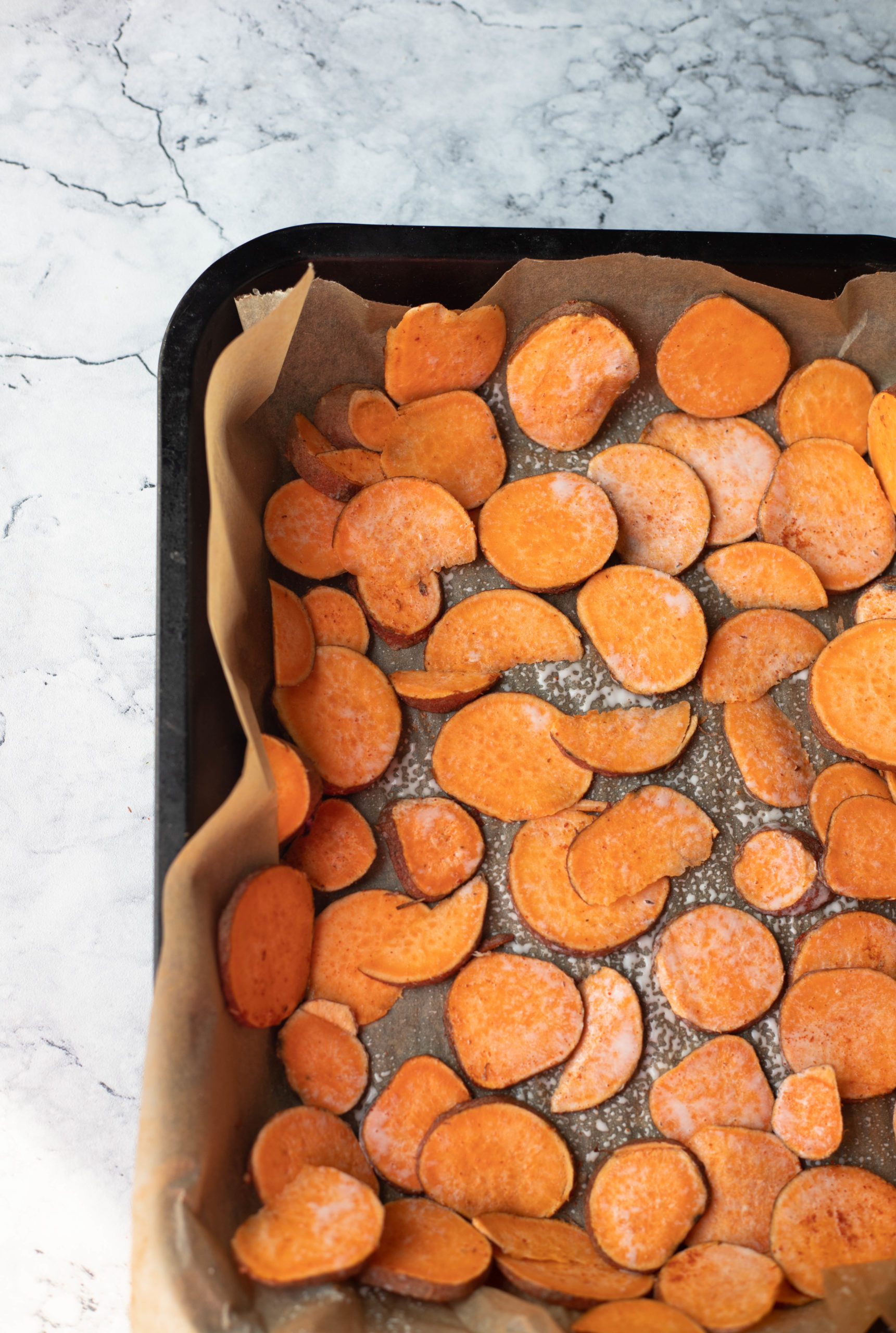 ready to bake sweet potato chips