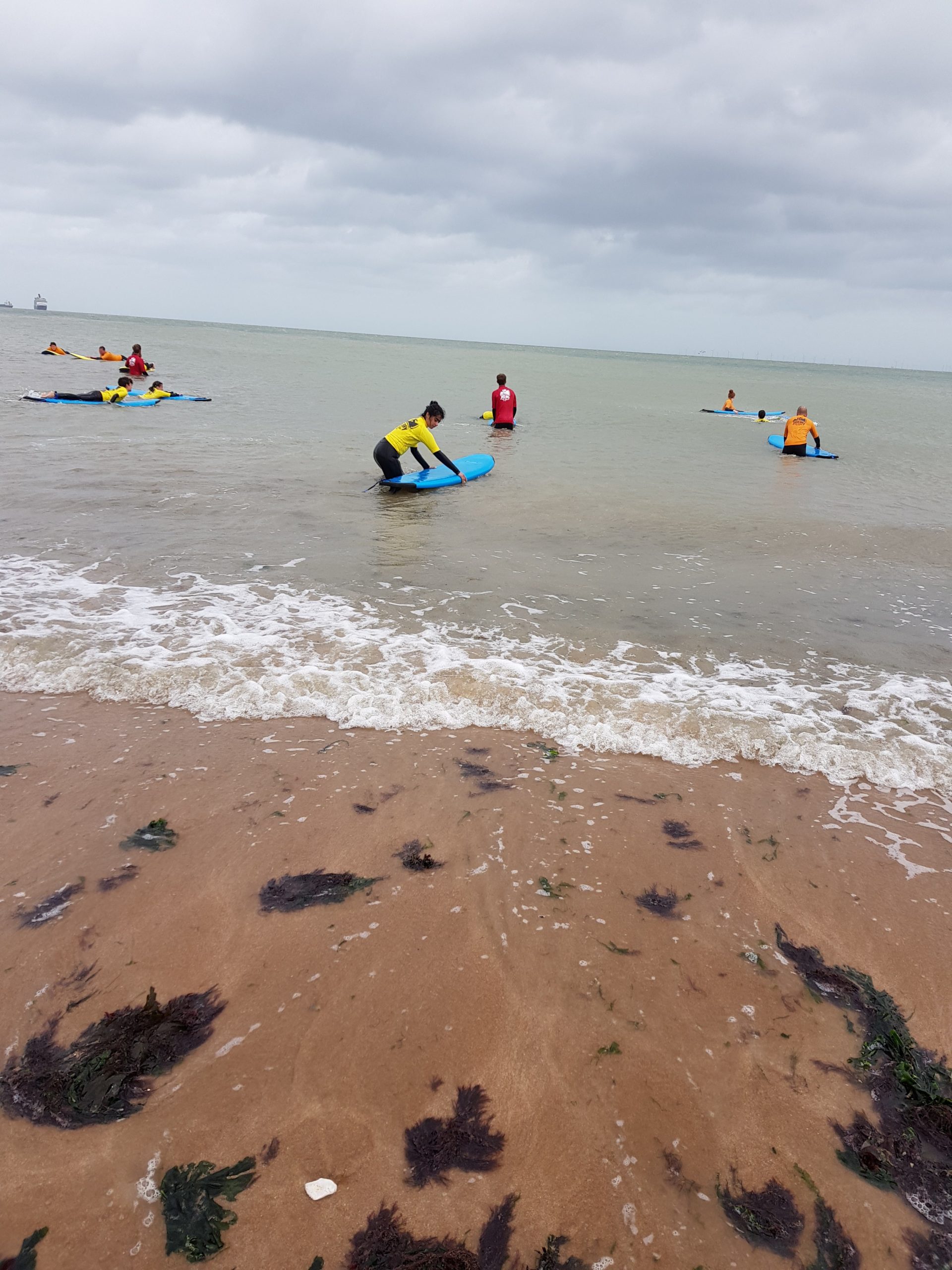 people surfing in the sea