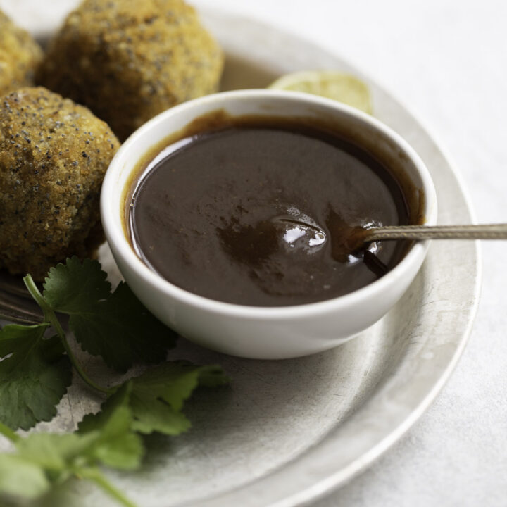 Indian Tamarind Sauce Tamarind Chutney Fat Rainbow